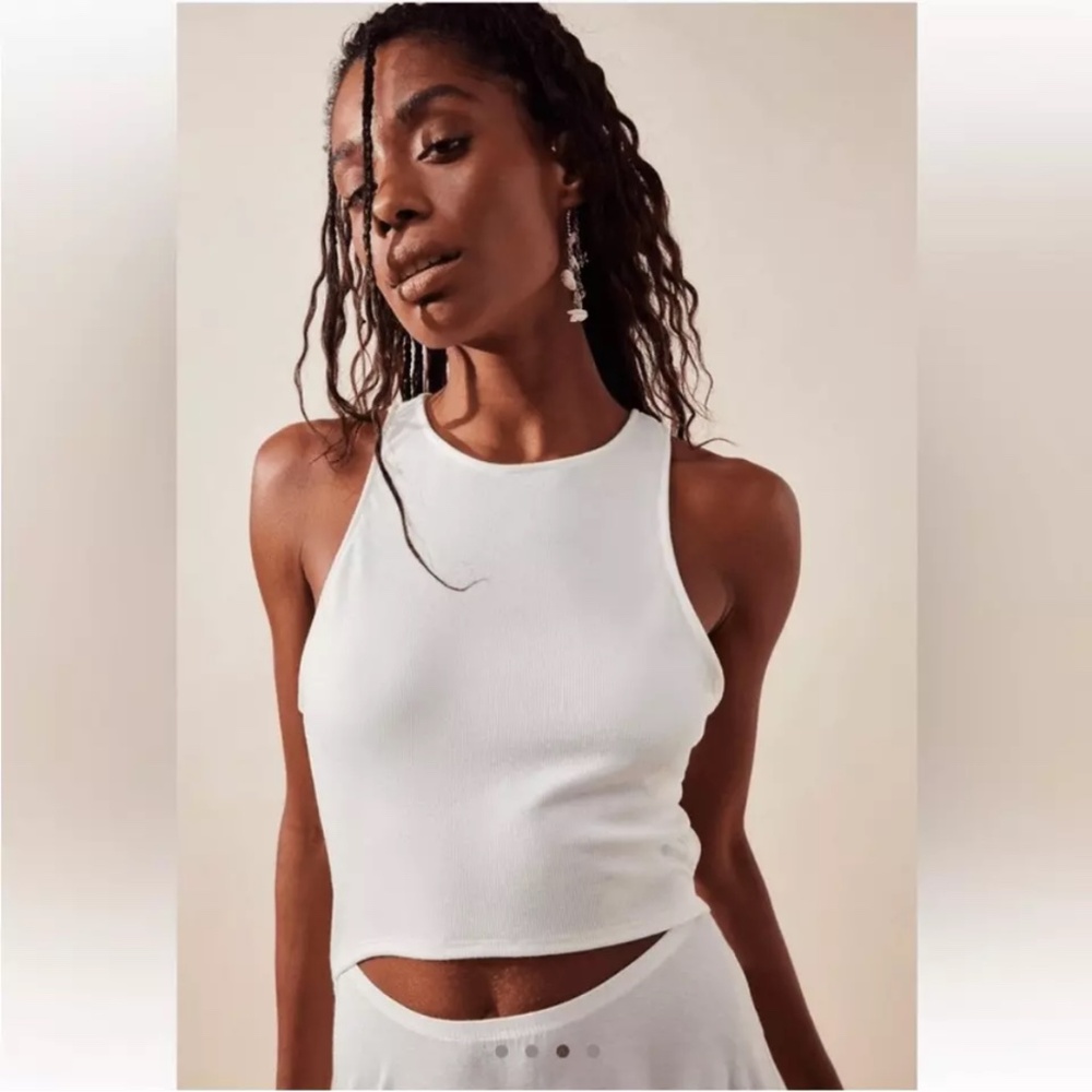 Free People Bethany Midi Dress In White
